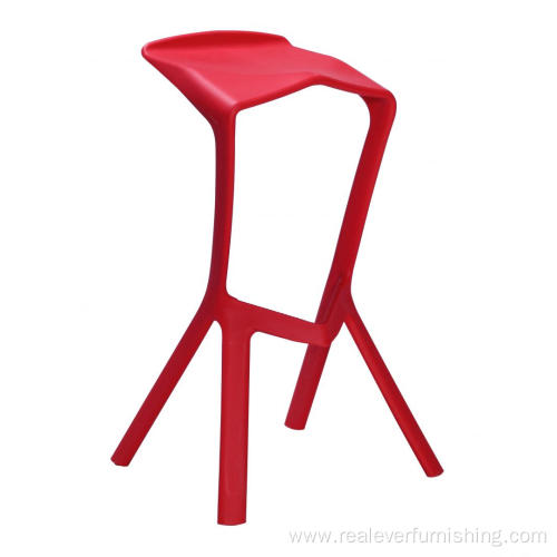 Modern stackable plastic Miura stool replica